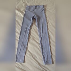 Athleta girl Light Purple Rib Leggings Size 12 Active Athleisure